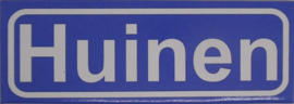 Koelkastmagneet plaatsnaambord Huinen