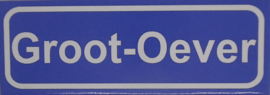 Koelkastmagneet plaatsnaambord Groot-Oever