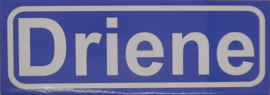 Koelkastmagneet plaatsnaambord Driene