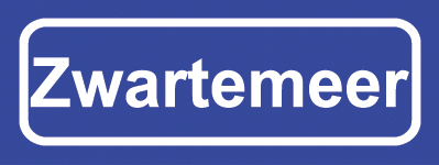 Koelkastmagneet plaatsnaambord Zwartemeer
