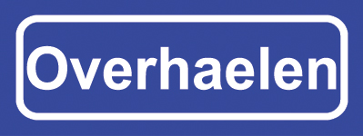Koelkastmagneet plaatsnaambord Overhaelen