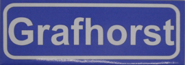 Koelkastmagneet plaatsnaambord Grafhorst