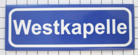 koelkastmagneet plaatsnaambord Westkapelle P_ZE7.9001