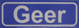 Koelkastmagneet plaatsnaambord Geer