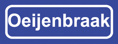 Koelkastmagneet plaatsnaambord Oeijenbraak