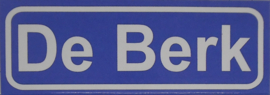 Koelkastmagneet plaatsnaambord De Berk