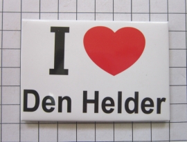 koelkastmagneet I ♥ Den Helder N_NH8.001