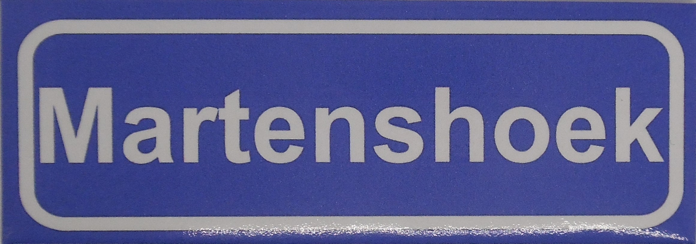 Koelkastmagneet plaatsnaambord Martenshoek