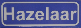 Koelkastmagneet plaatsnaambord Hazelaar