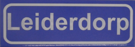 Koelkastmagneet plaatsnaambord Leiderdorp