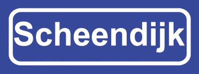 Koelkastmagneet plaatsnaambord Scheendijk