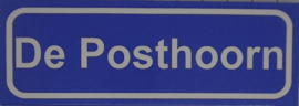 Koelkastmagneet plaatsnaambord De Posthoorn