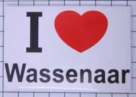 koelkastmagneet I ♥  Wassenaar N_ZH14.001