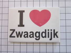 030 Magneet I love Zwaagdijk