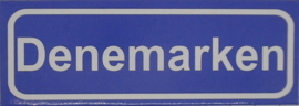 Koelkastmagneet plaatsnaambord Denemarken