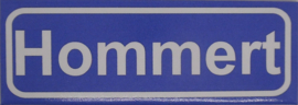 Koelkastmagneet plaatsnaambord Hommert
