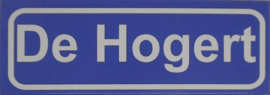 Koelkastmagneet plaatsnaambord De Hogert