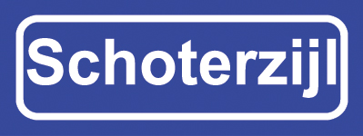 Koelkastmagneet plaatsnaambord Schoterzijl