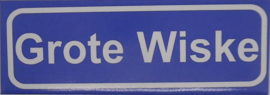 Koelkastmagneet plaatsnaambord Grote Wiske