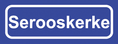 Koelkastmagneet plaatsnaambord Serooskerke
