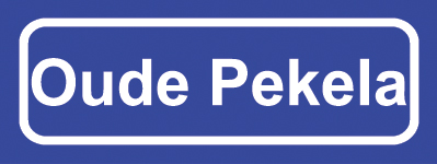 Koelkastmagneet plaatsnaambord Oude Pekela