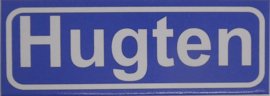 Koelkastmagneet plaatsnaambord Hugten