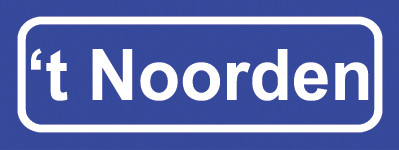 Koelkastmagneet plaatsnaambord 't Noorden