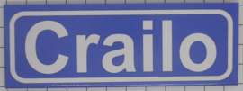 Koelkastmagneet plaatsnaambord Crailo