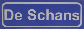 Koelkastmagneet plaatsnaambord De Schans