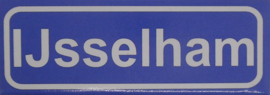 Koelkastmagneet plaatsnaambord Ijsselham