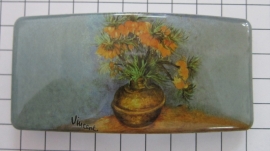 Haarspeld rechthoek HAR403 keizerskroon Vincent van Gogh, made in France haarclip, beste kwaliteit, klemt uitstekend.