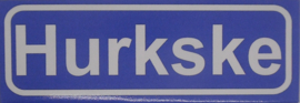 Koelkastmagneet plaatsnaambord Hurkske