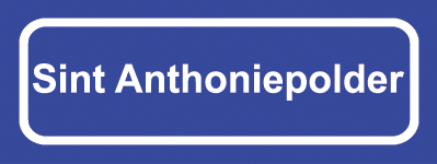 Koelkastmagneet plaatsnaambord Sint Anthoniepolder