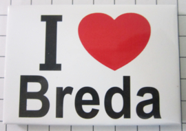 koelkastmagneet I ♥ Breda N_NB4.002