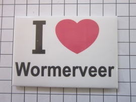 002 Magneet I love Wormerveer
