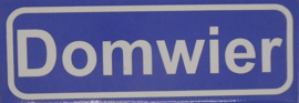 Koelkastmagneet plaatsnaambord Domwier