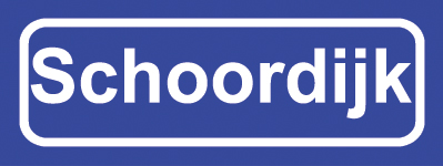 Koelkastmagneet plaatsnaambord Schoordijk