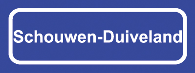 Koelkastmagneet plaatsnaambord Schouwen-Duiveland