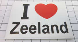 koelkastmagneet I love Zeeland N_ZE1.001