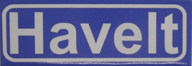 Koelkastmagneet plaatsnaambord Havelt