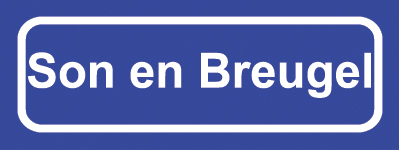 Koelkastmagneet plaatsnaambord Son en Breugel