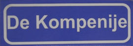 Koelkastmagneet plaatsnaambord De Kompenije