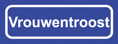 Koelkastmagneet plaatsnaambord Vrouwentroost