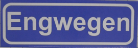Koelkastmagneet plaatsnaambord Engwegen