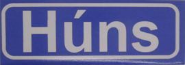 Koelkastmagneet plaatsnaambord Huns