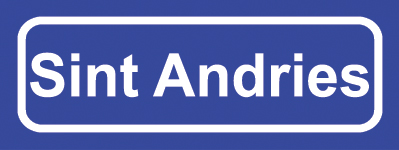 Koelkastmagneet plaatsnaambord Sint Andries