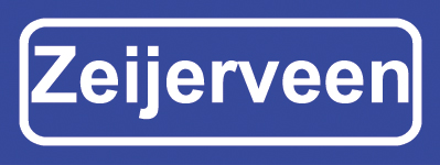 Koelkastmagneet plaatsnaambord Zeijerveen