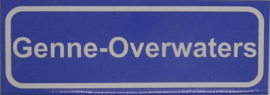 Koelkastmagneet plaatsnaambord Gaag-Overwaters