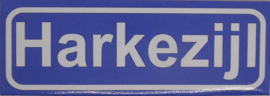 Koelkastmagneet plaatsnaambord Harkezikl