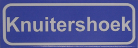 Koelkastmagneet plaatsnaambord Knuitershoek